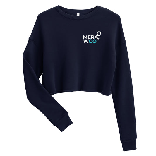 MERA WOO | BL Crop Sweatshirt (I)