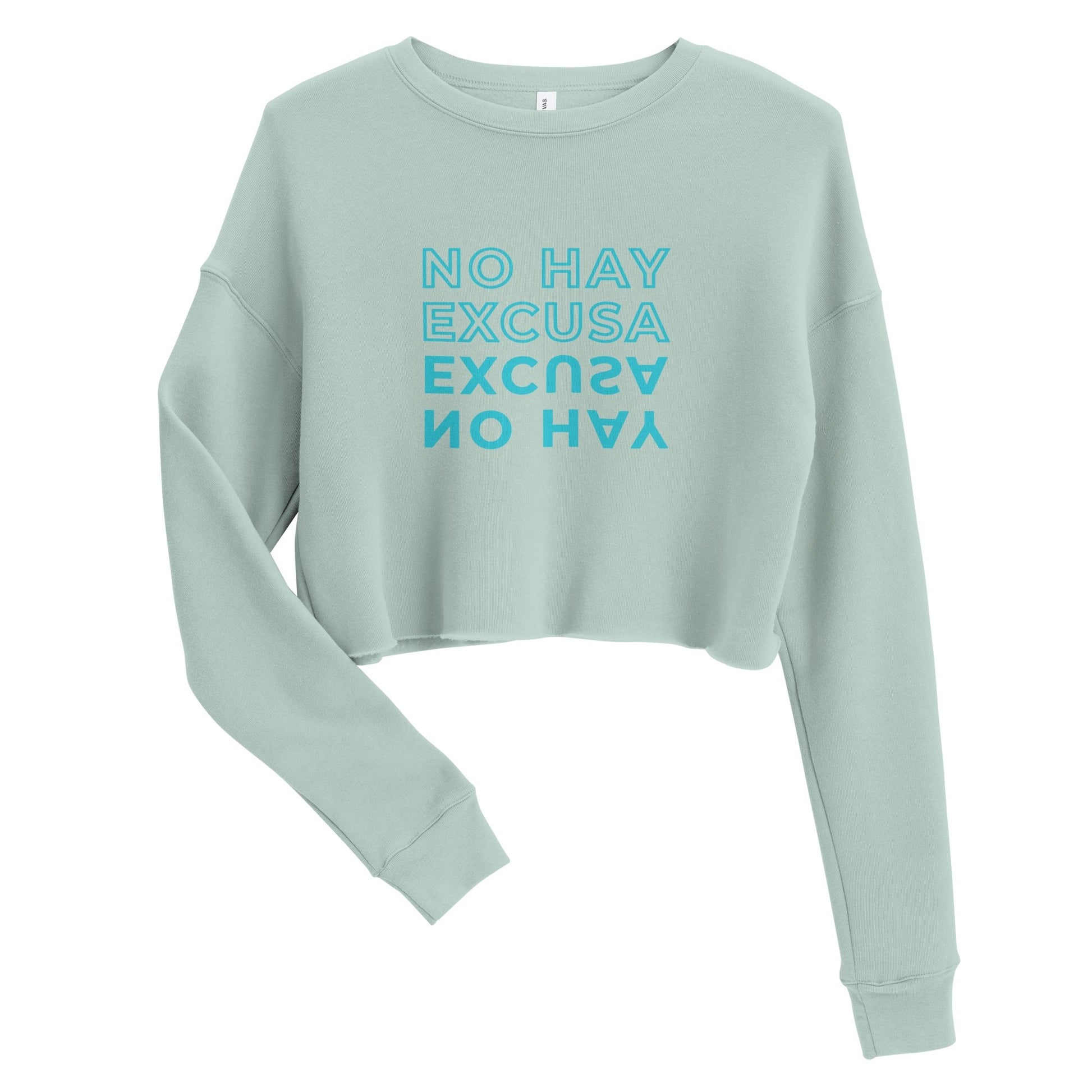 NO HAY EXCUSA | BL Crop Sweatshirt (I) - Burbuja local - puerto_rico