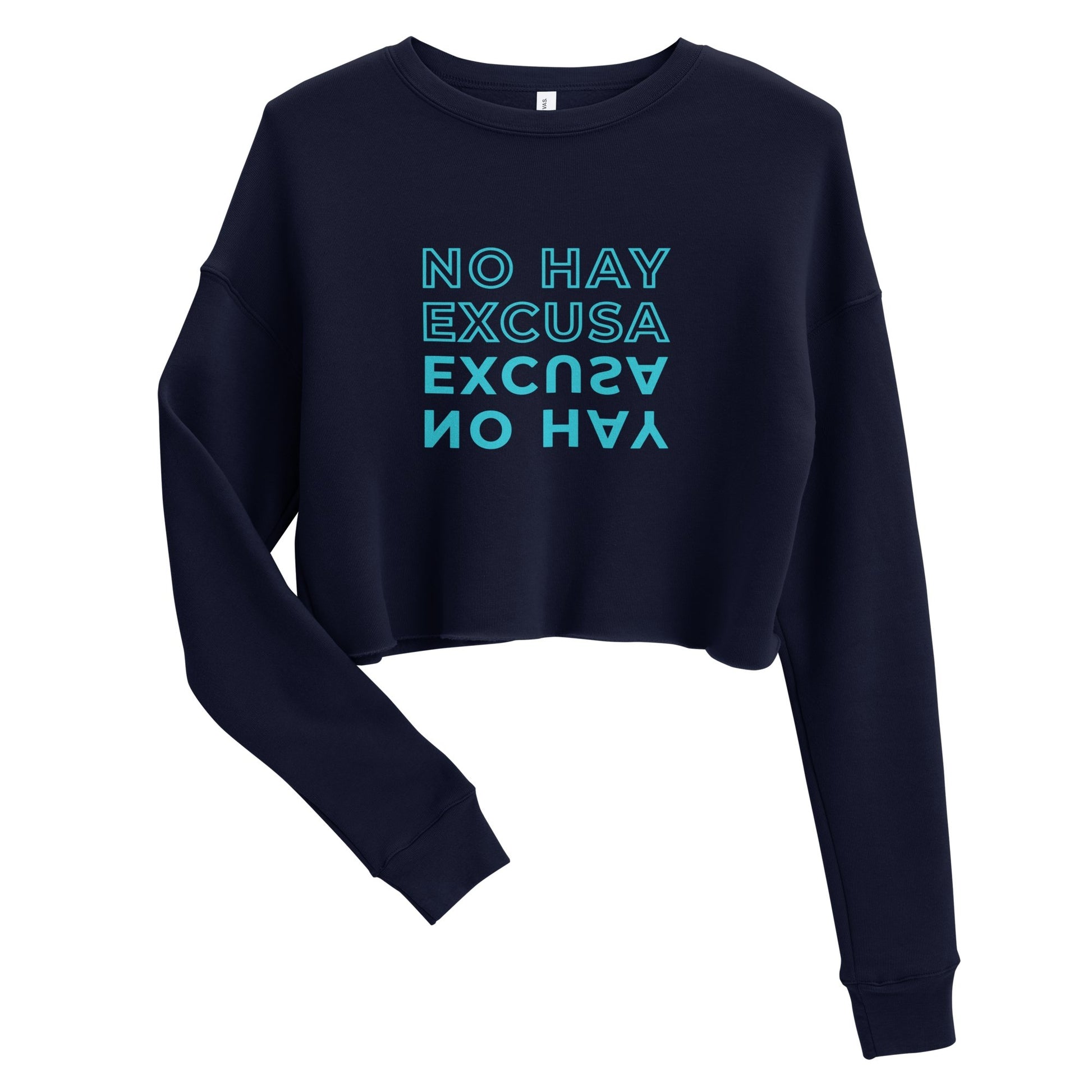 NO HAY EXCUSA | BL Crop Sweatshirt (I) - Burbuja local - puerto_rico