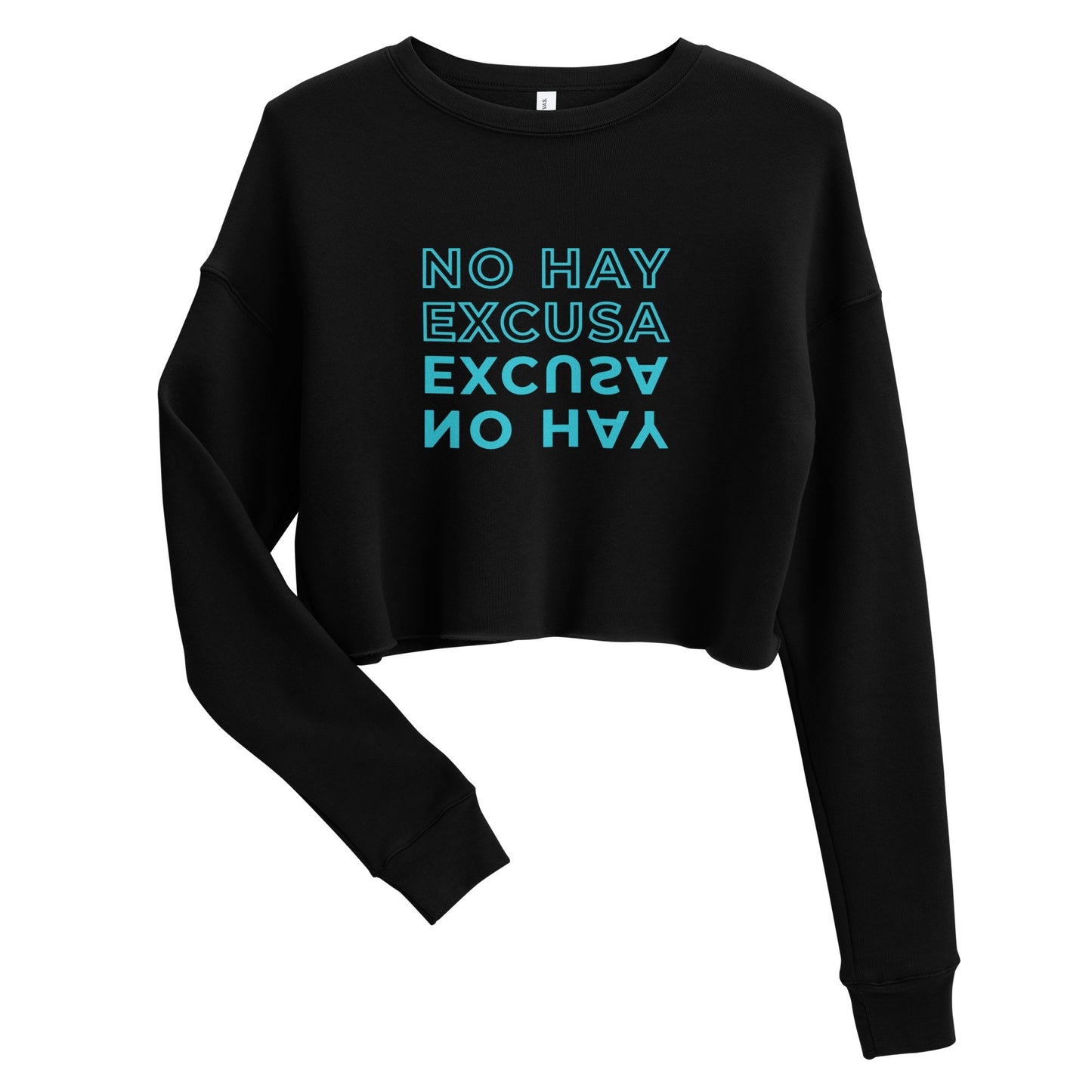 NO HAY EXCUSA | BL Crop Sweatshirt (I) - Burbuja local - puerto_rico
