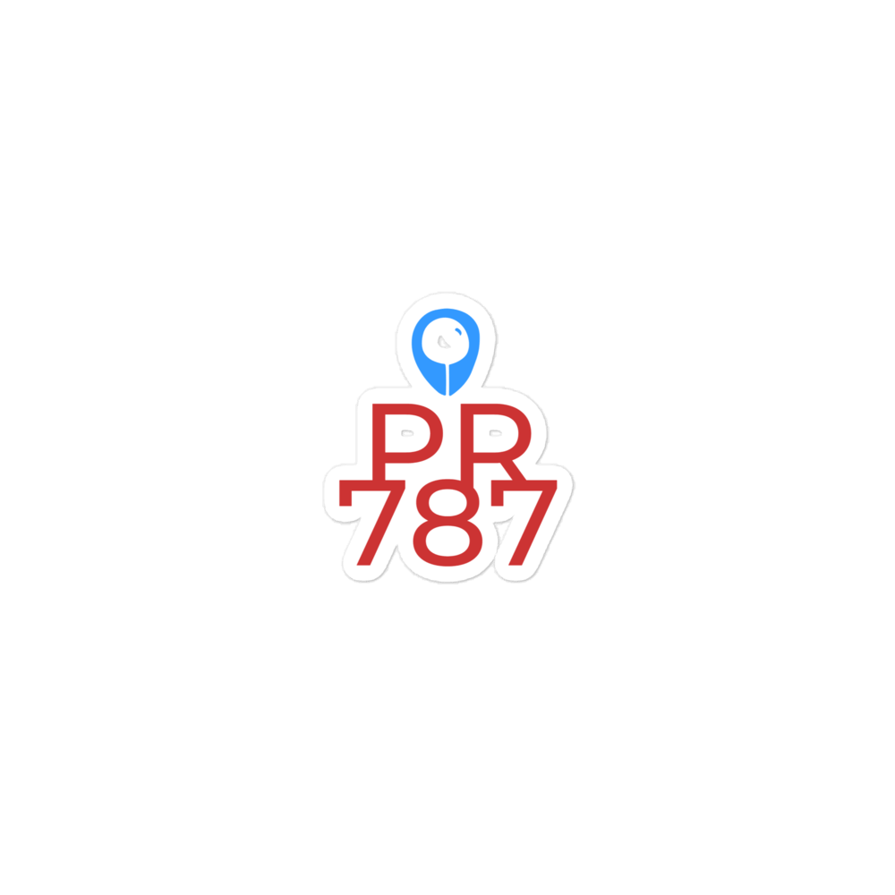 PR AREA 787 | BL Bubble-free stickers - Burbuja local - puerto_rico