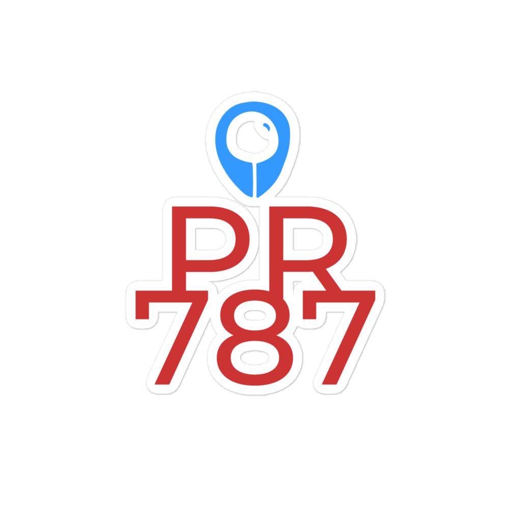 PR AREA 787 | BL Bubble-free stickers - Burbuja local - puerto_rico