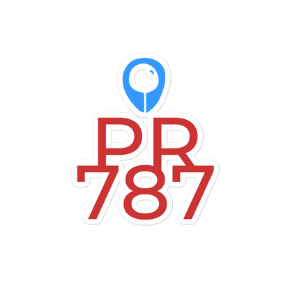 PR AREA 787 | BL Bubble-free stickers - Burbuja local - puerto_rico