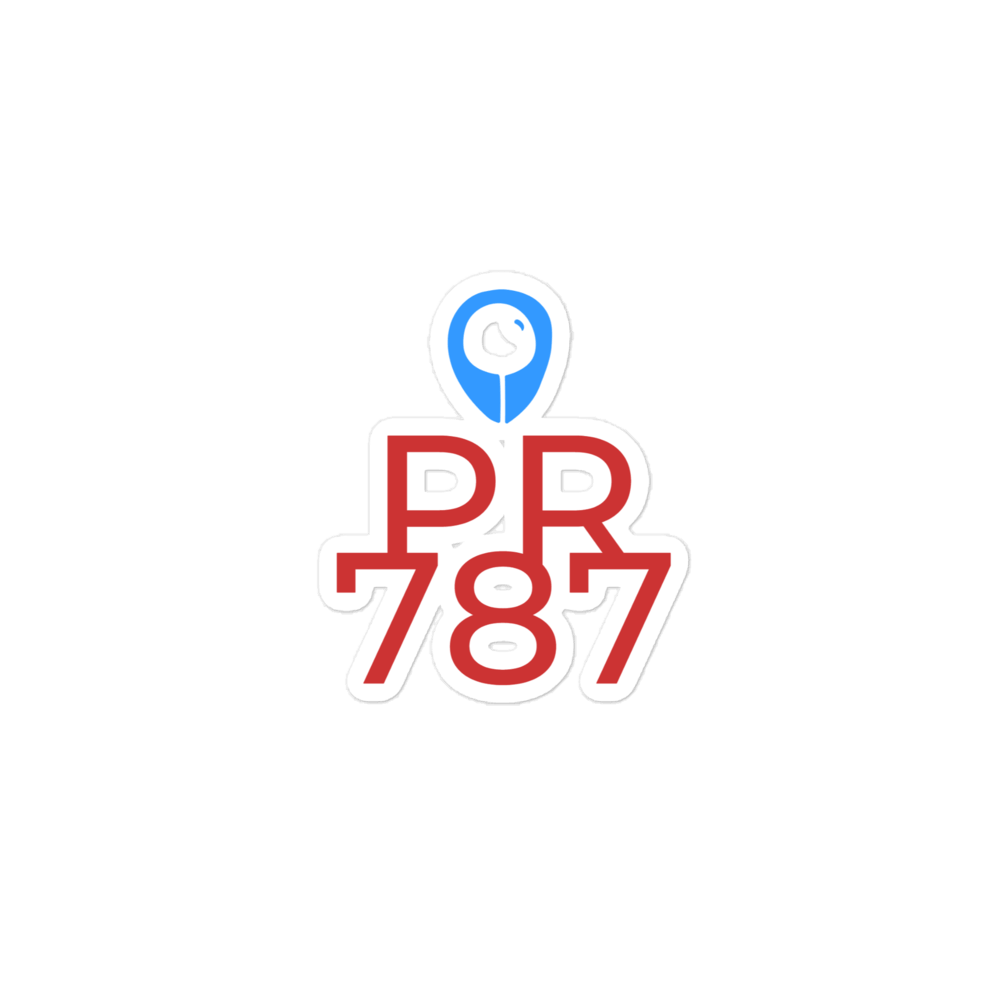 PR AREA 787 | BL Bubble-free stickers - Burbuja local - puerto_rico