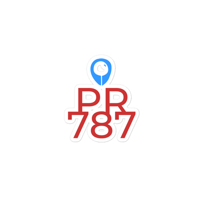 PR AREA 787 | BL Bubble-free stickers - Burbuja local - puerto_rico