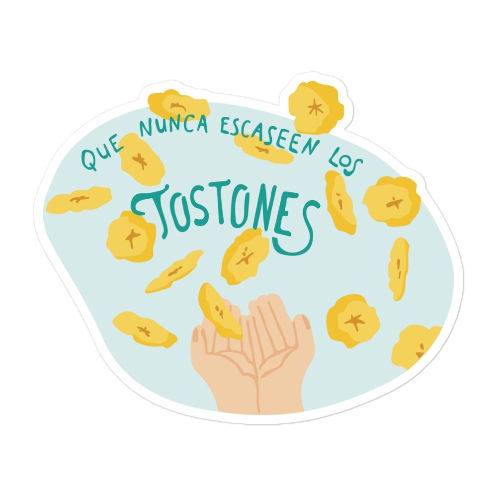 TOSTONES | BL Bubble-free stickers - Burbuja local - puerto_rico