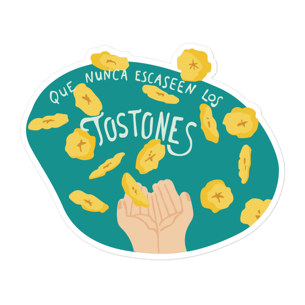 TOSTONES | BL Bubble-free stickers - Burbuja local - puerto_rico