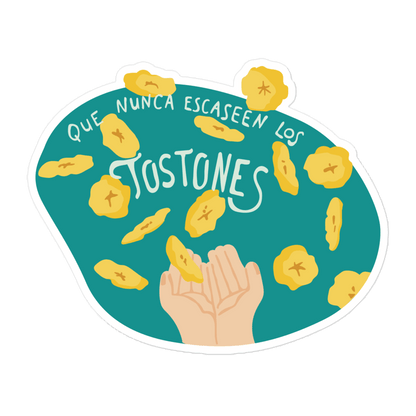 TOSTONES | BL Bubble-free stickers - Burbuja local - puerto_rico