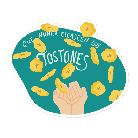 TOSTONES | BL Bubble-free stickers - Burbuja local - puerto_rico