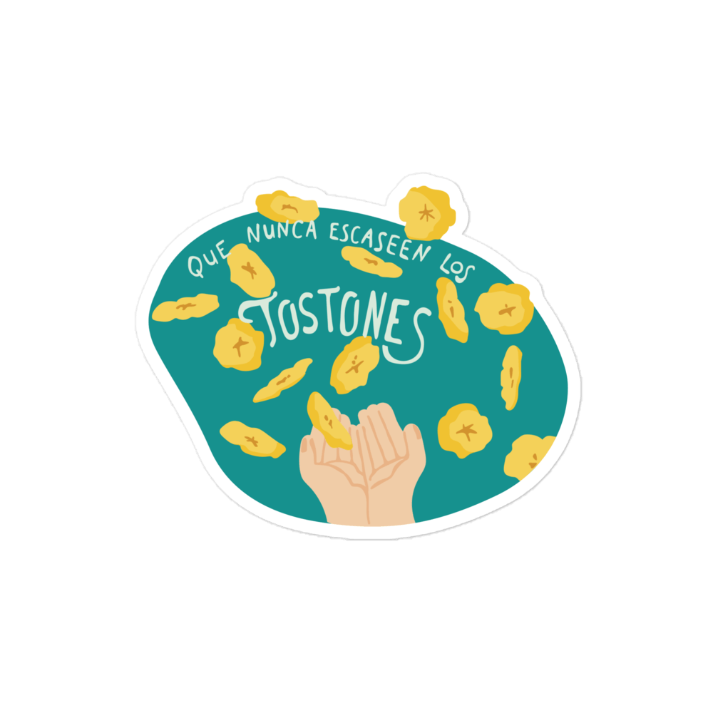 TOSTONES | BL Bubble-free stickers - Burbuja local - puerto_rico
