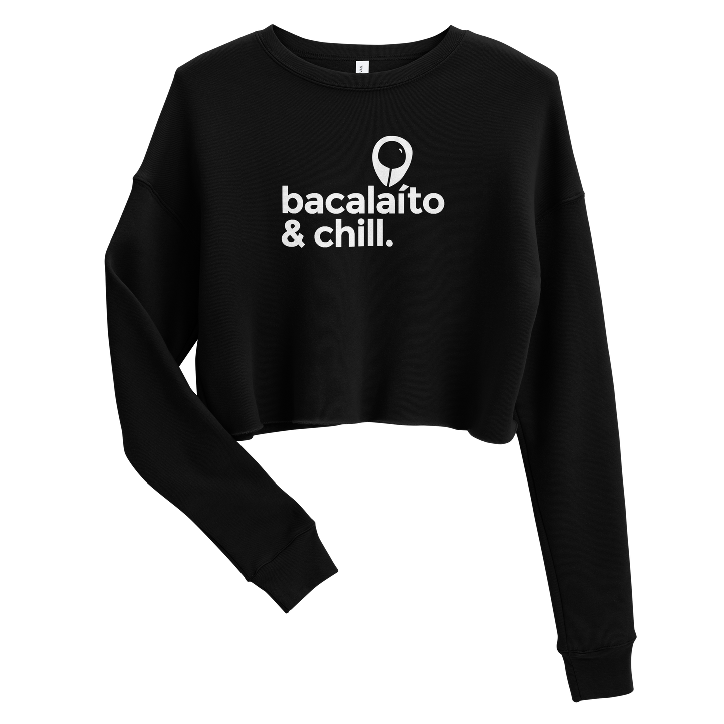BACALAÍTO & CHILL. | BL Crop Sweatshirt