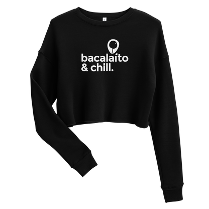 BACALAÍTO & CHILL. | BL Crop Sweatshirt