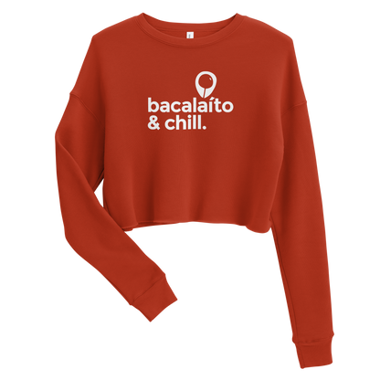 BACALAÍTO & CHILL. | BL Crop Sweatshirt