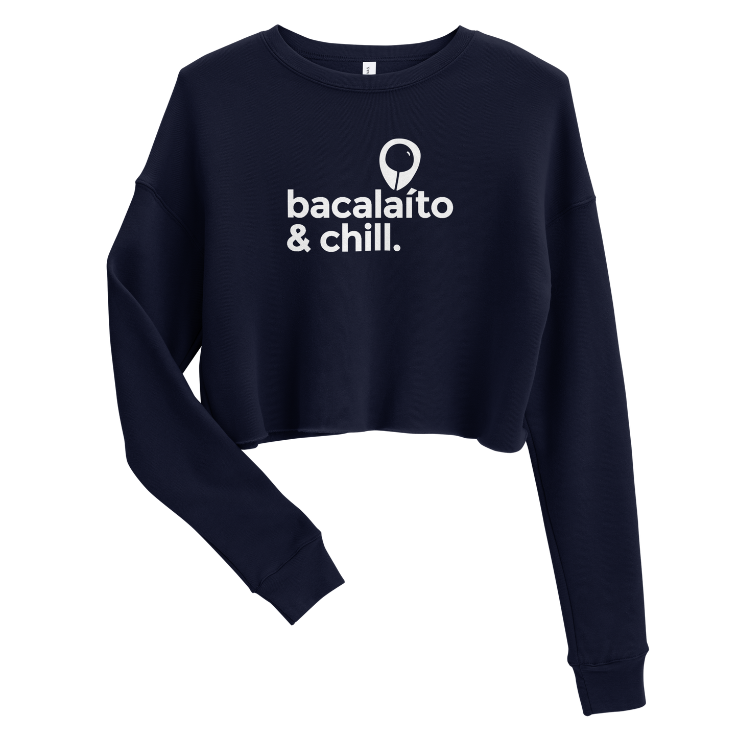 BACALAÍTO & CHILL. | BL Crop Sweatshirt