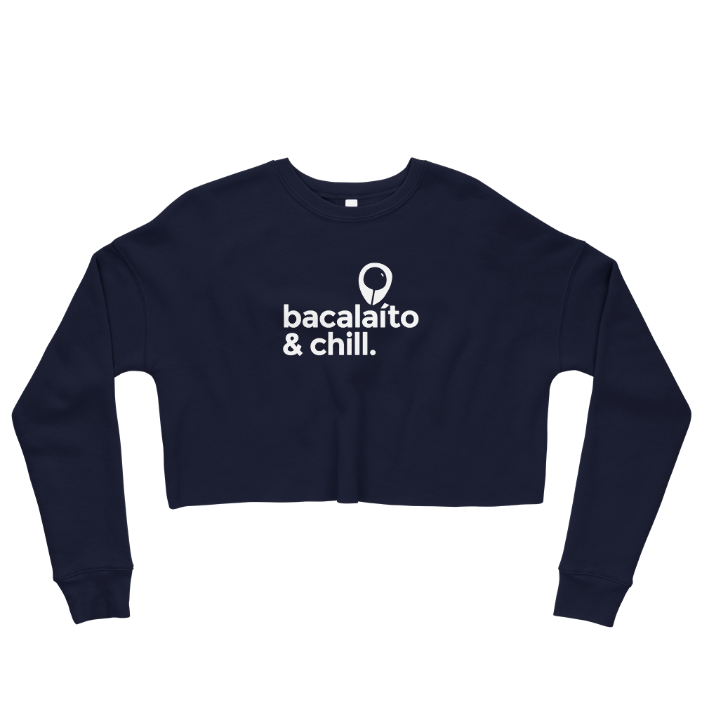 BACALAÍTO & CHILL. | BL Crop Sweatshirt