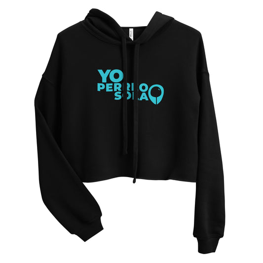 YO PERREO SOLA | BL Crop Hoodie (I) - Burbuja local - puerto_rico
