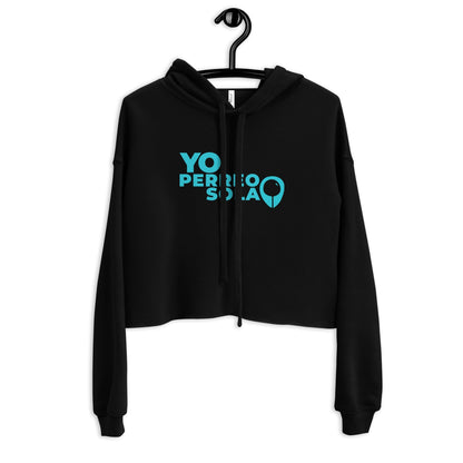 YO PERREO SOLA | BL Crop Hoodie (I) - Burbuja local - puerto_rico